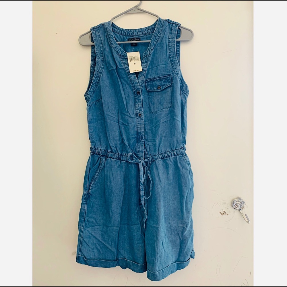 🖤 Lucky Brand Jean Romper / Medium